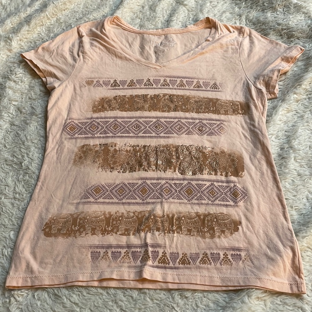 Hanes Glitter Elephant t shirt